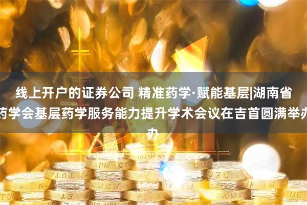 线上开户的证券公司 精准药学·赋能基层|湖南省药学会基层药学服务能力提升学术会议在吉首圆满举办